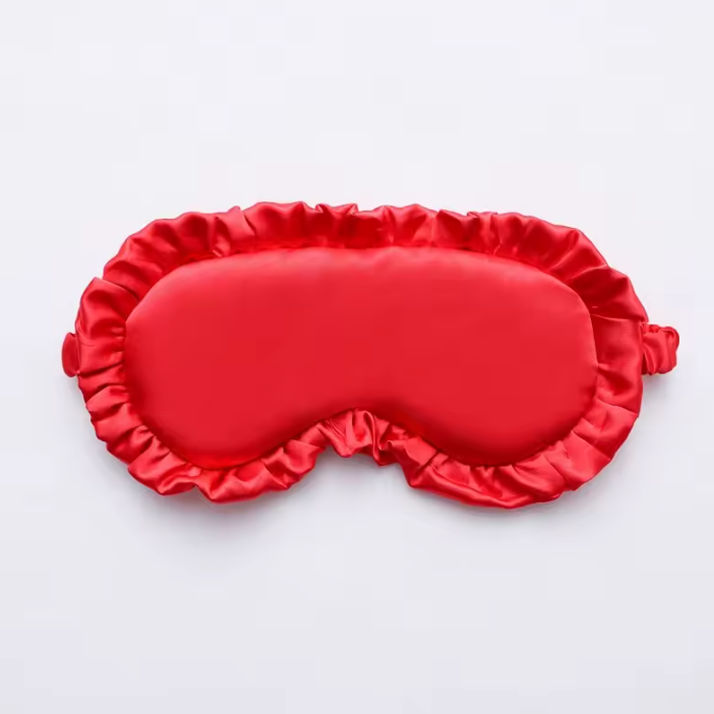 Sleeping mask with Ruffles