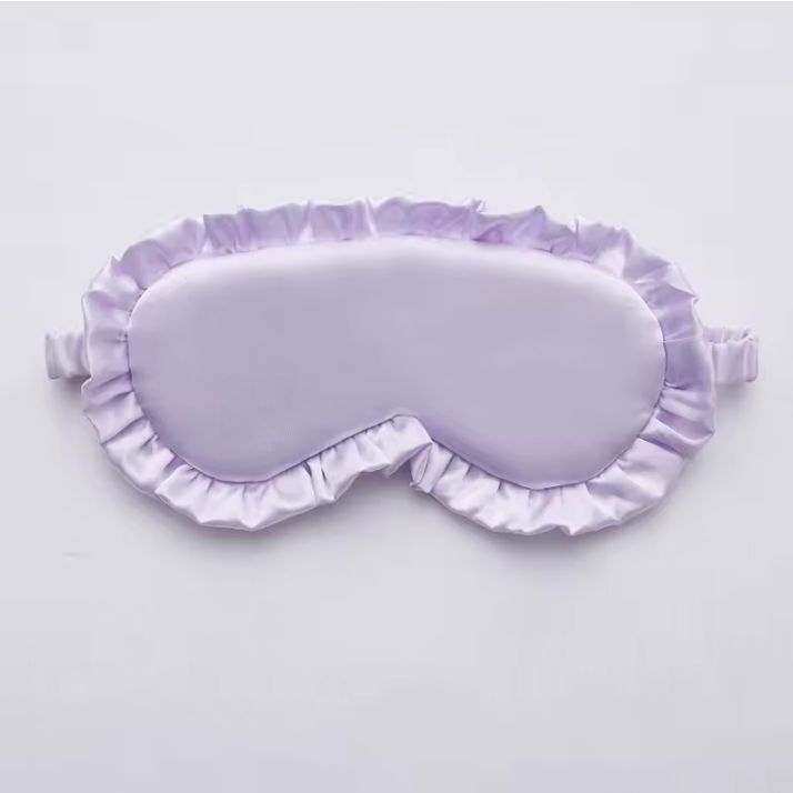 Sleeping mask with Ruffles