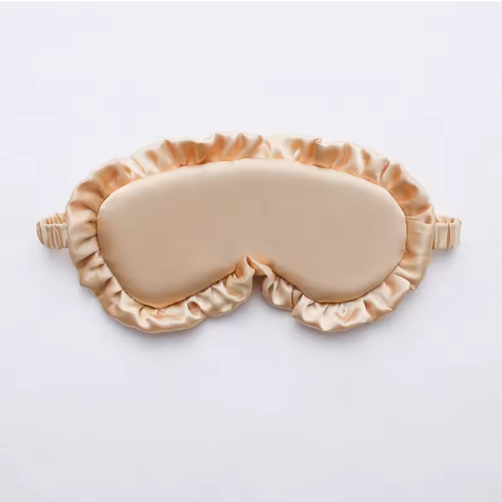 Sleeping mask with Ruffles