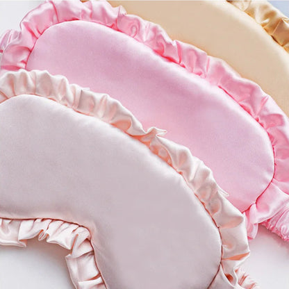 Sleeping mask with Ruffles