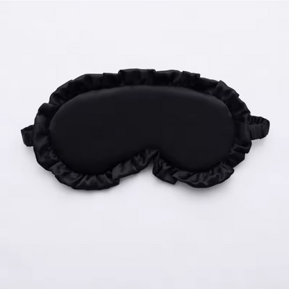 Sleeping mask with Ruffles