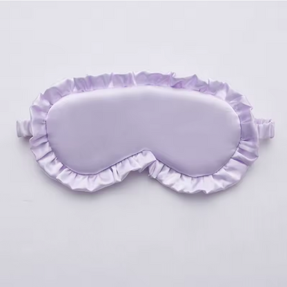 Sleeping mask with Ruffles